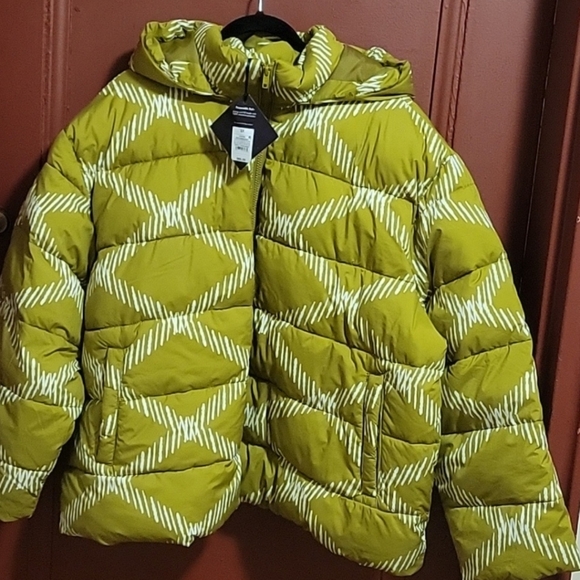AVA & VIV GREEN DIAMOND LADIES SHORT PUFFER HOODIE JACKET SIZE 2X - Picture 12 of 13